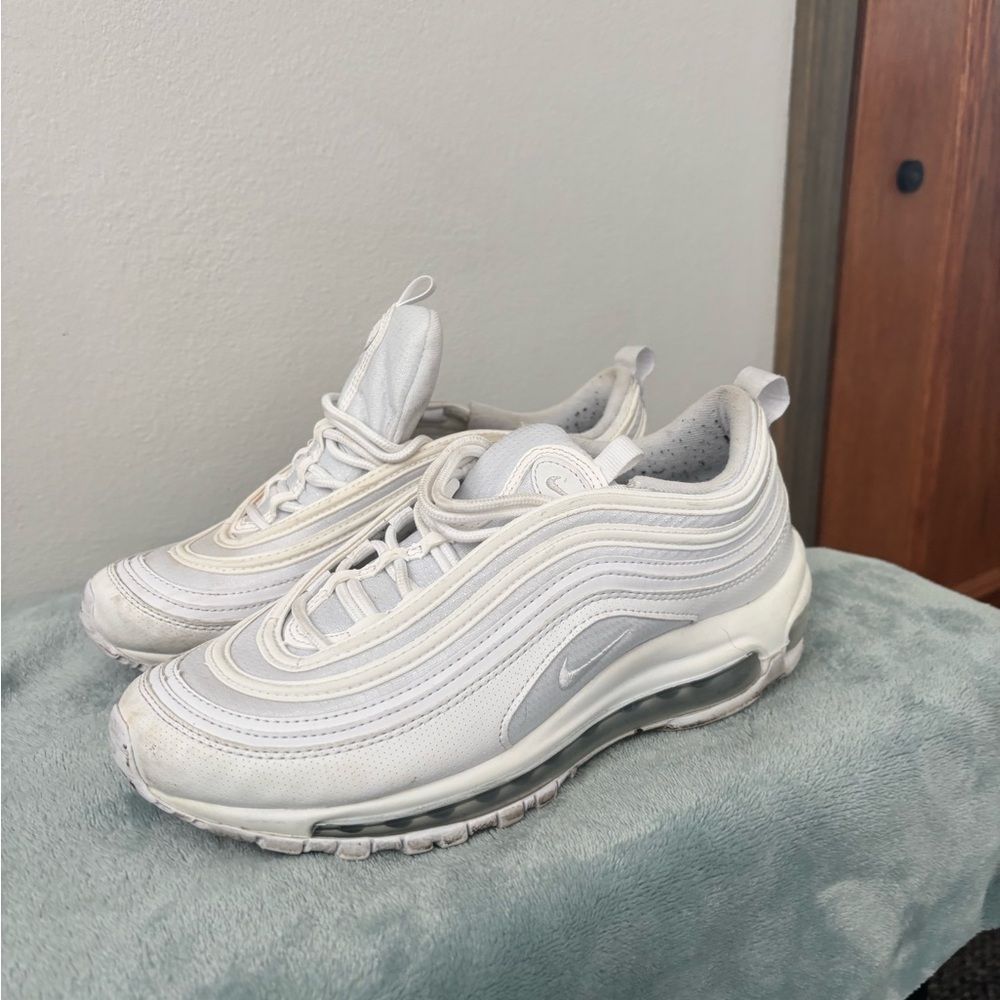 Nike White Low-Top Air Max 97 Sneakers